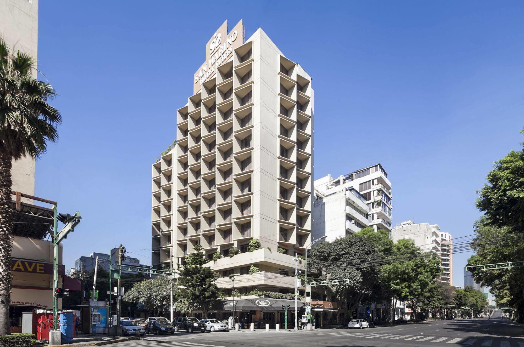 Exe Suites San Marino Ciudad de México Exteriér fotografie The hotel in 2018